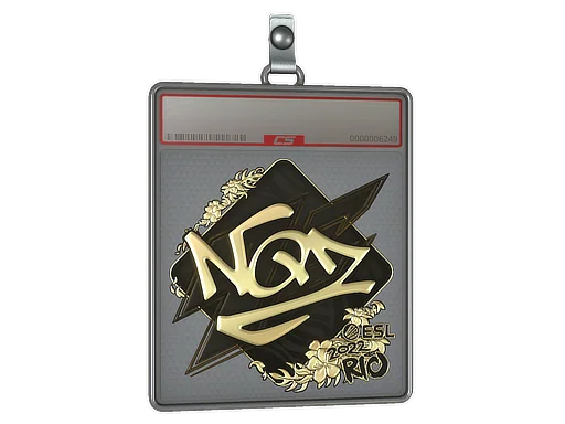 Placa de pegatinas | NQZ (dorada) | Río 2022