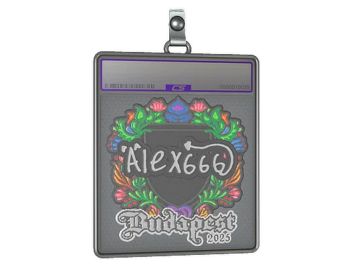 Sticker Slab | alex666 (Embroidered) | Budapest 2025