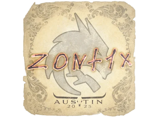 Klistermärke | zont1x | Austin 2025