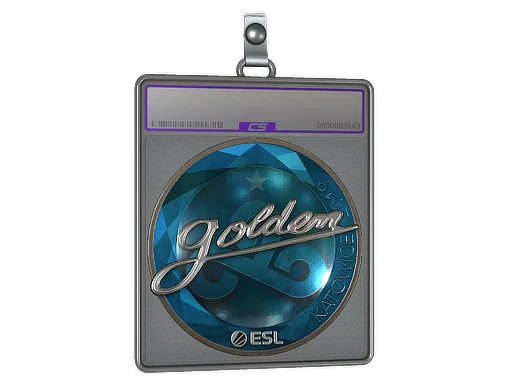 Placa de pegatinas | Golden (reflectante) | Katowice 2019