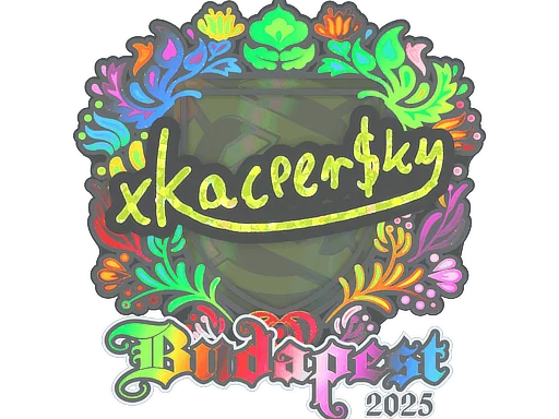 印花 | xKacpersky（全息）| 2025年布达佩斯锦标赛