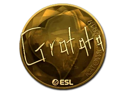 Klistermärke | Gratisfaction (Guld) | Katowice 2019