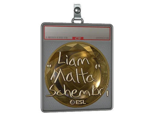 Aufkleberhülle | malta (Gold) | Kattowitz 2019