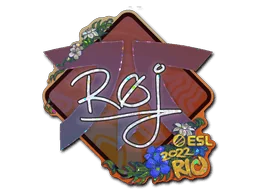 Aufkleber | roeJ (Glitzer) | Rio 2022