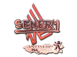 Pegatina | SENER1 (holográfica) | Amberes 2022