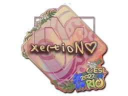 Klistermärke | xertioN (holo) | Rio 2022