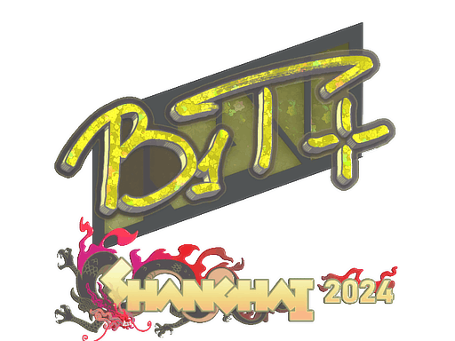 Klistermärke | b1t (glitter) | Shanghai 2024