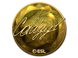 Aufkleber | COLDYY1 (Gold) | Kattowitz 2019