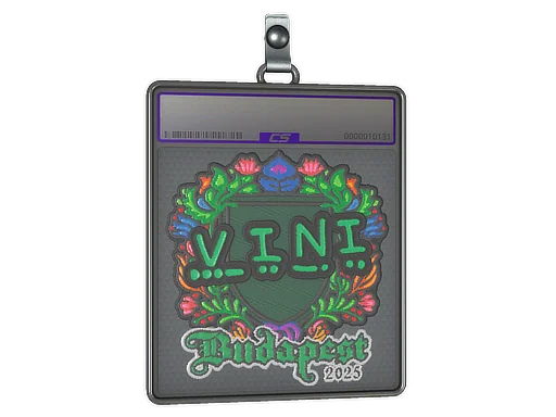 Sticker Slab | VINI (Embroidered) | Budapest 2025