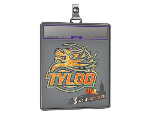 Placa de pegatinas | Tyloo (holográfica) | Estocolmo 2021