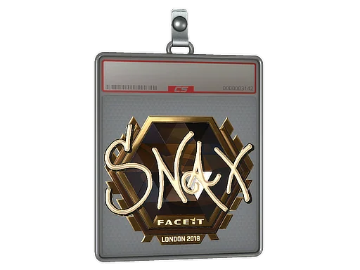 Pokrowiec na naklejkę | Snax (złota) | Londyn 2018