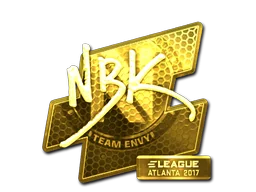 Aufkleber | NBK- (Gold) | Atlanta 2017