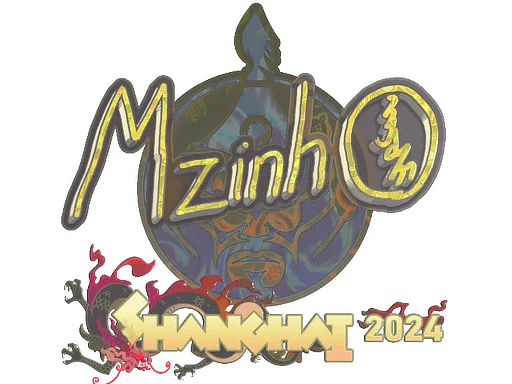 Klistermärke | mzinho (holo) | Shanghai 2024
