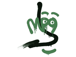 Grafite Lacrado | MP9 (Coice) (Verde selva)