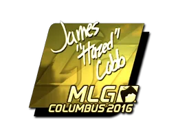 Klistermärke | hazed (Guld) | MLG Columbus 2016