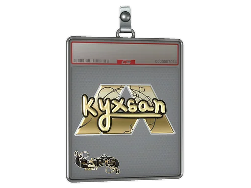 Aufkleberhülle | kyxsan (Gold) | Paris 2023