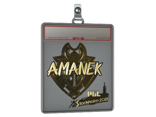 Sticker Slab | AMANEK (Gold) | Stockholm 2021