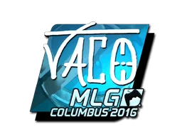 Naklejka | TACO (foliowana) | MLG Columbus 2016