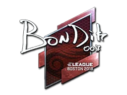 Naklejka | bondik (foliowana) | Boston 2018