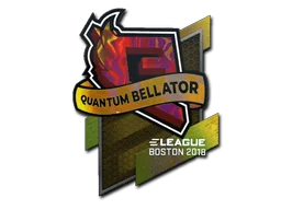Pegatina | Quantum Bellator Fire (holográfica) | Boston 2018