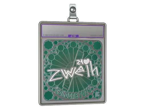 Placa de Adesivo | zweih (Brilhante, Classificação) | Colônia 2026