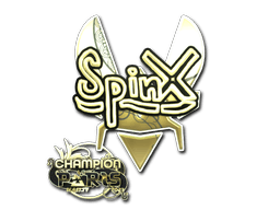 Pegatina | Spinx (oro, campeón) | París 2023