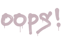 Sealed Graffiti | Oops (War Pig Pink)