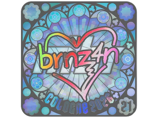 Naklejka | brnz4n (holograficzna, rankingowa) | Kolonia 2026