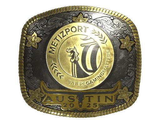 Adesivo | Metizport (Dourado) | Austin 2025