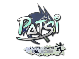 Klistermärke | Patsi (Holo) | Antwerp 2022