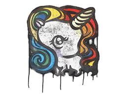 Versiegeltes Graffito | Unicorn