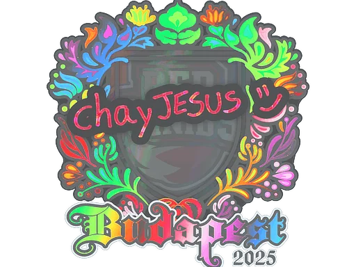 印花 | chayJESUS（全息）| 2025年布达佩斯锦标赛