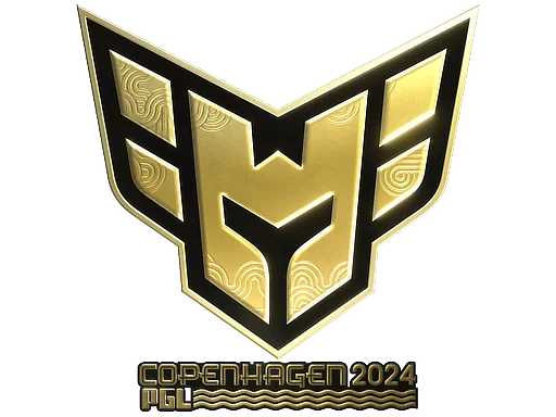 Adesivo | Heroic (Dourado) | Copenhague 2024