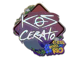 Klistermärke | KSCERATO (glitter) | Rio 2022