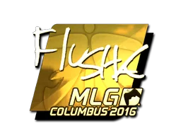 印花 | flusha（金色）| 2016年 MLG 哥伦布锦标赛
