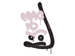 Grafite Lacrado | MAC-10 (Coice) (Rosa porco de guerra)