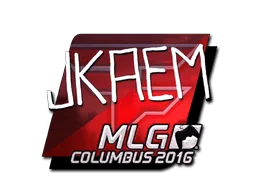 Pegatina | jkaem (reflectante) | MLG Columbus 2016