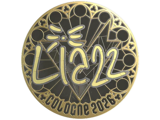 Pegatina | Liazz (dorada) | Colonia 2026