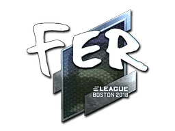 Klistermärke | fer (Foil) | Boston 2018
