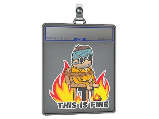Sticker Slab | This Is Fine (H)