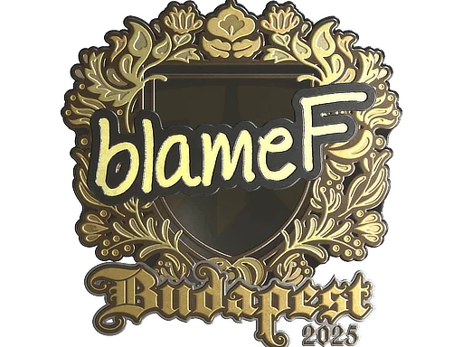 印花 | blameF（金色）| 2025年布达佩斯锦标赛