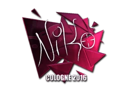 Klistermärke | NiKo (Foil) | Cologne 2016