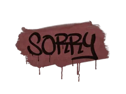 Sealed Graffiti | Sorry (Brick Red)