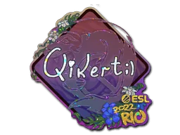 Naklejka | qikert (brokatowa) | Rio 2022