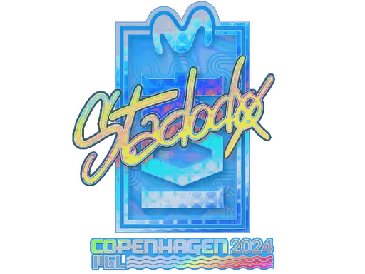 Pegatina | stadodo (holográfica) | Copenhague 2024
