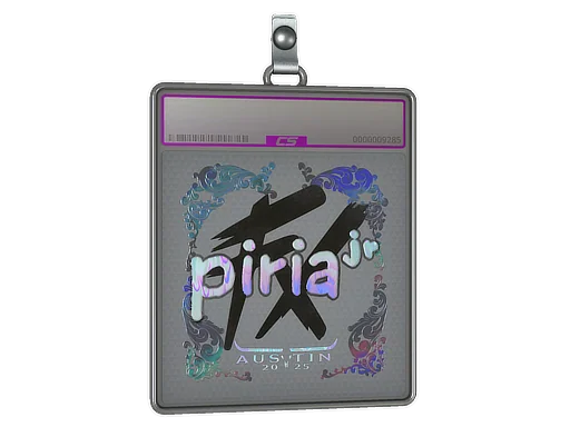Klistermärkesfodral | piriajr (holo) | Austin 2025