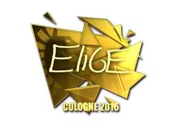 Klistermärke | EliGE (Guld) | Cologne 2016