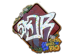 Aufkleber | sk0R (Glitzer) | Rio 2022