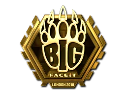 Sticker | BIG (Gold) | London 2018