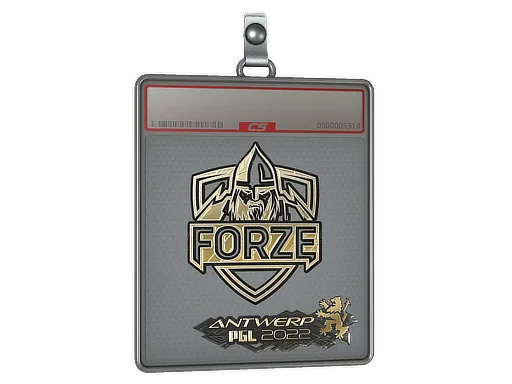 Pokrowiec na naklejkę | forZe eSports (złota) | Antwerpia 2022